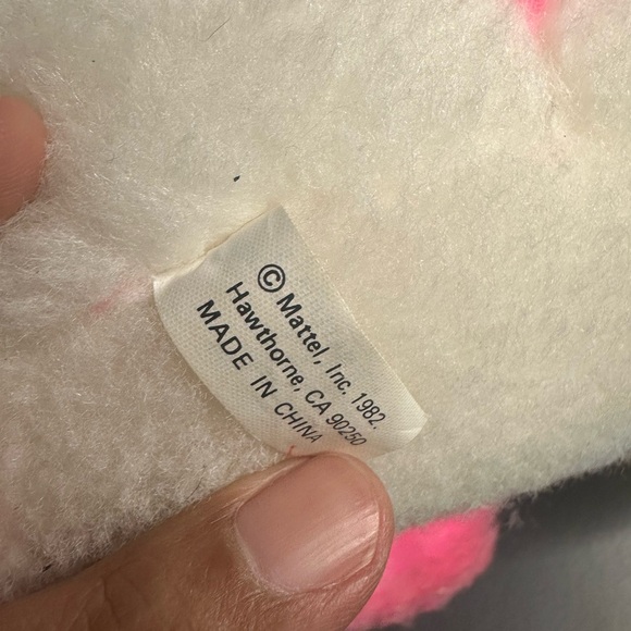 Vintage 1982 Mattel Poochie 7" Stuffed Plush with Pink Heart Collar - Picture 8 of 10